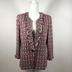 ST. JOHN Woman's 1 Button Blazer Jacket